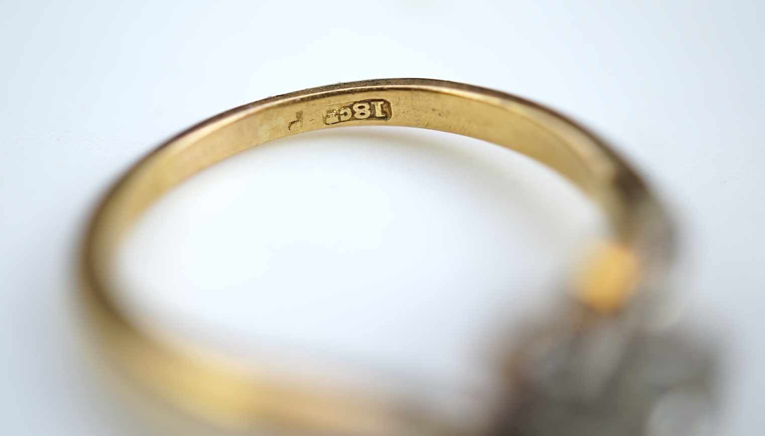 A diamond toi et moi ring, early 20th century